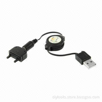 Retractable USB Charger Cable for Sony Ericsson K750
